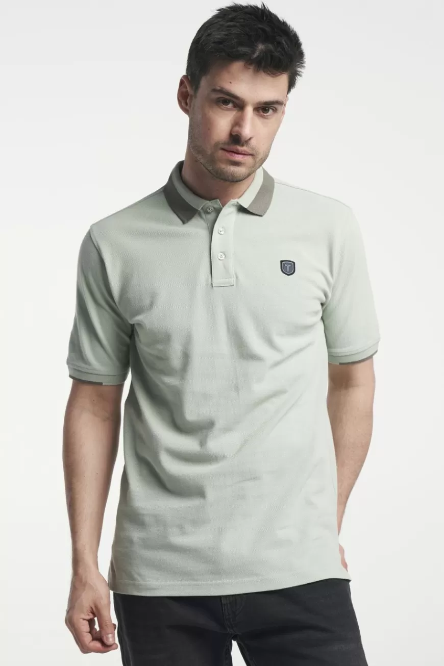 Tenson Essential Polo GreyGreen Online