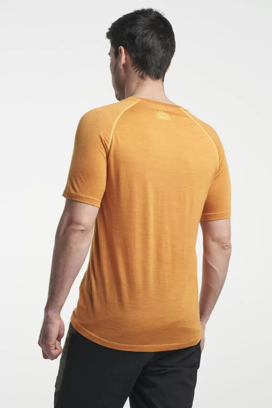 Tenson Himalaya Merino Tee DarkOrange Fashion