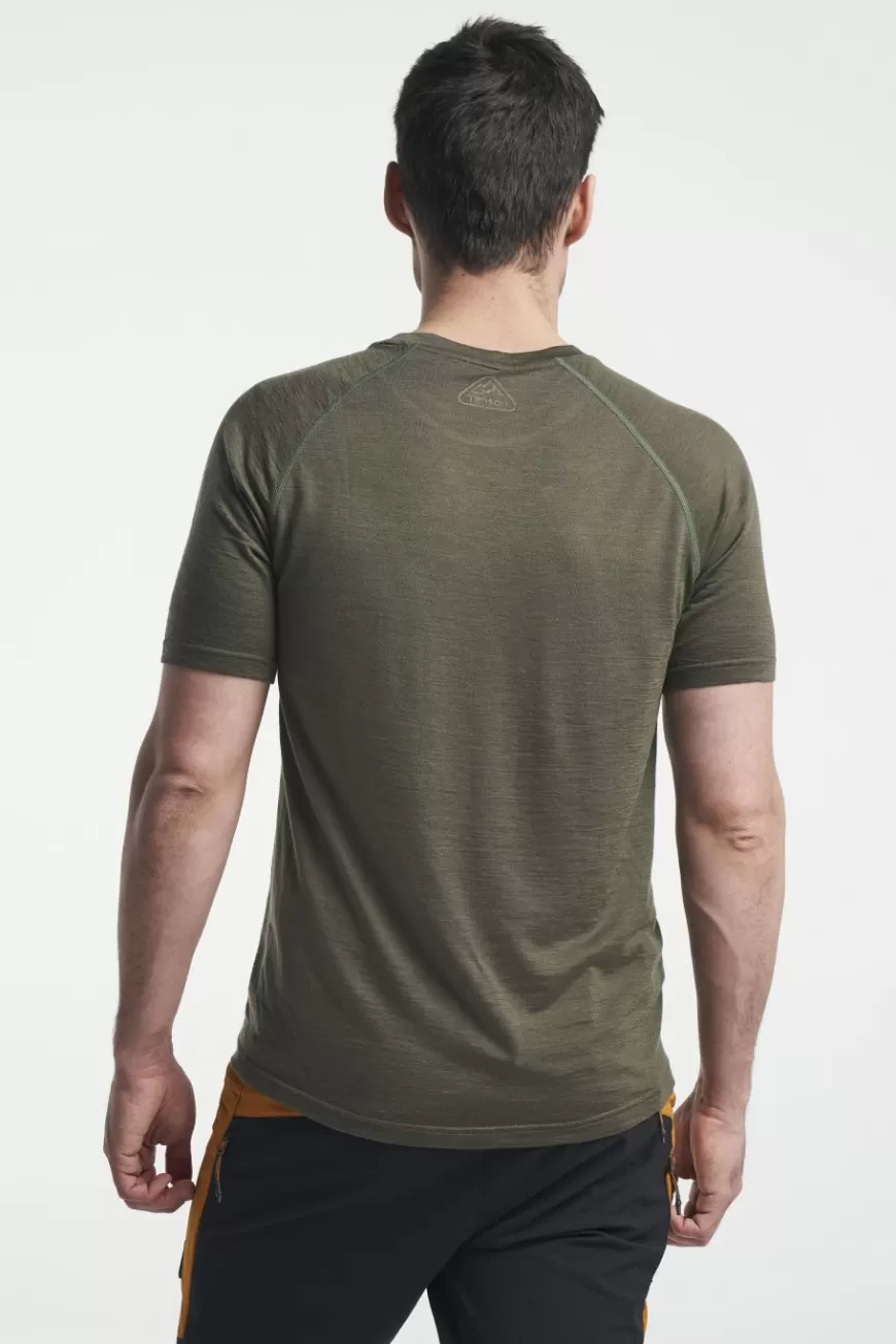 Tenson Himalaya Merino Tee Olive Sale