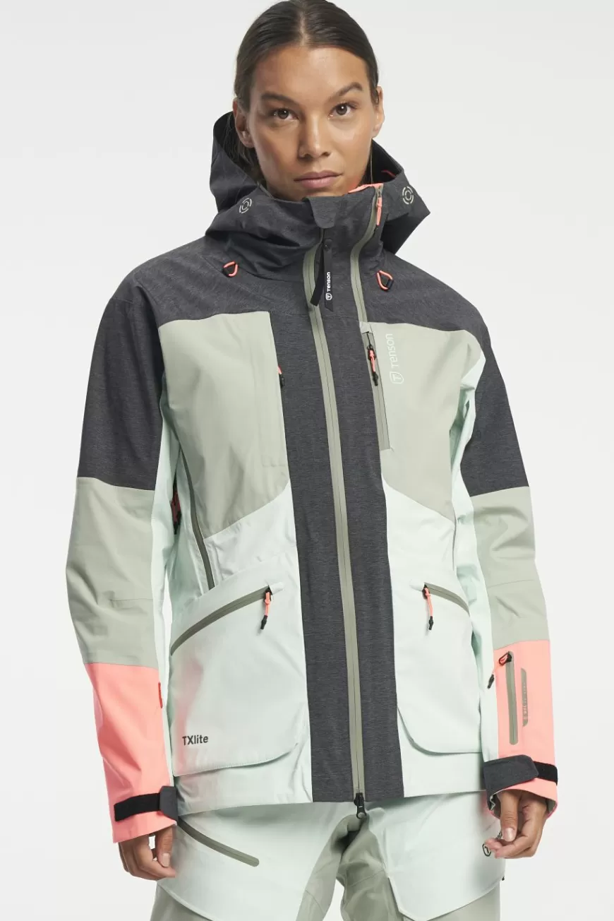 Tenson Ski Touring Shell Jacket DustyAqua Best