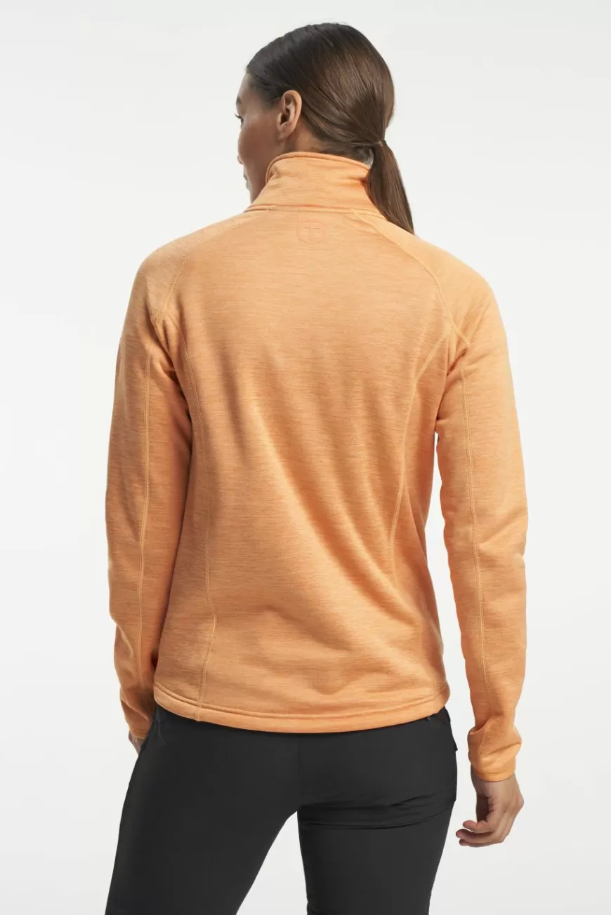 Tenson TXlite Midlayer Zip ApricotCrush Hot